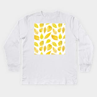 Autumn leaves Kids Long Sleeve T-Shirt